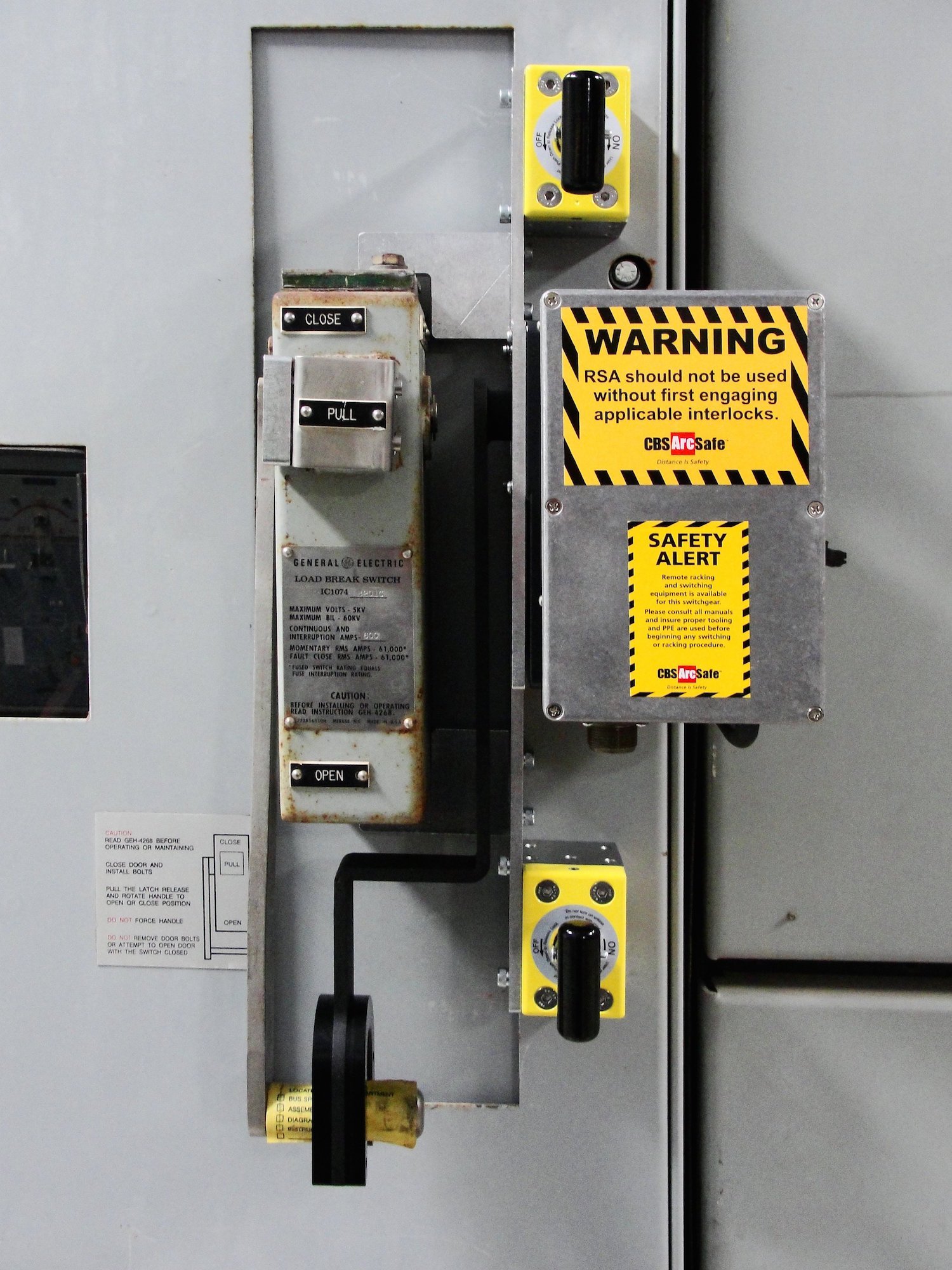 Remote Switch Actuator - RSA-22 General Electric Medium-Voltage Load Break Switch (IC1074 Series)