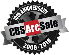 CBS ArcSafe 10 Year Logo