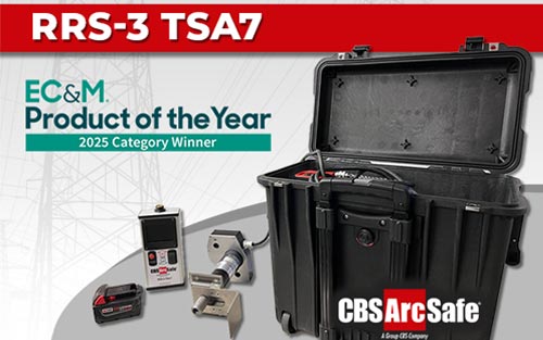 RRS-3 TSA7 portable remote racking tool Product of the Year category winner in Electrical Construction & Maintenance