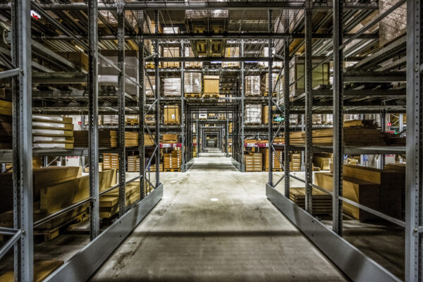 interior of warehouse