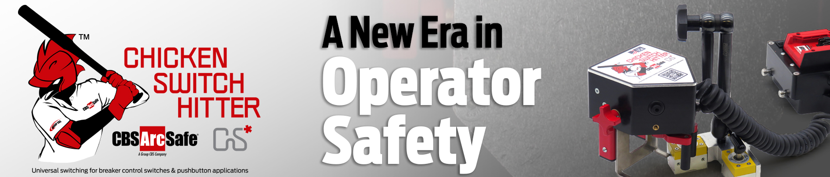 CBS ArcSafe Chicken Switch Hitter Banner-Nov CBS ArcSafe Chicken Switch Hitter Banner