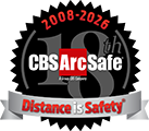 CBS ArcSafe 18th Anniversary logo